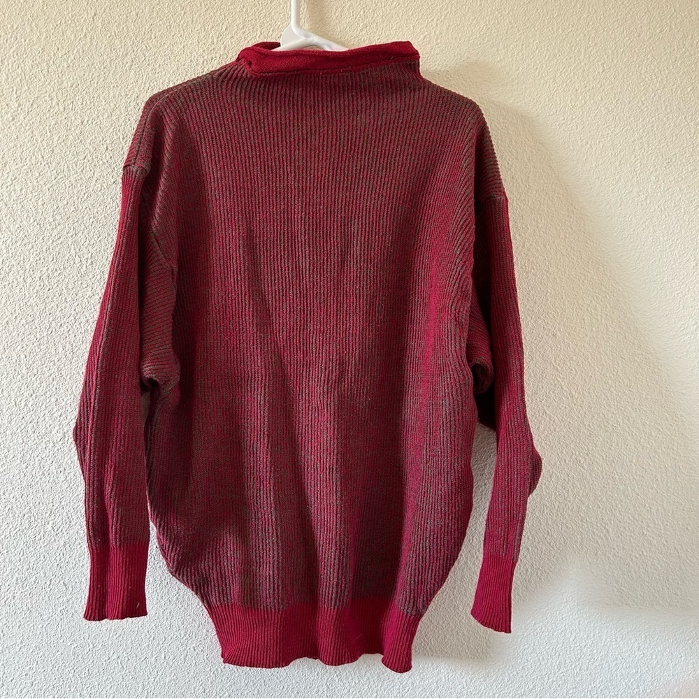 Generra Collection Women’s Ramie Blend Knit Rolled Neck Sweater Medium Fisherman